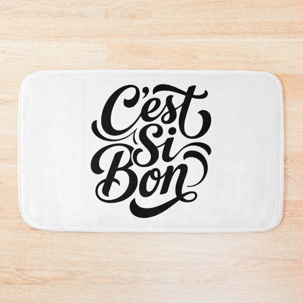Item preview, C'est Si Bon French Script Lettering Design designed and sold by AntiqueImages.