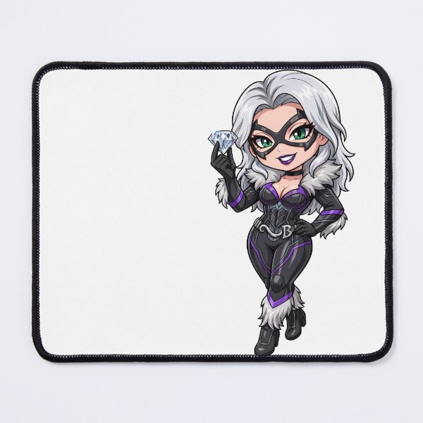 Item preview, Chibi Black Cat – Diamond Thief Edition designed and sold by Void Shard Studios.