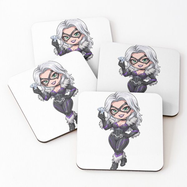 Item preview, Chibi Black Cat – Diamond Thief Edition designed and sold by Void Shard Studios.