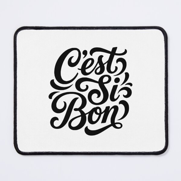 Item preview, C'est Si Bon French Phrase Script Design designed and sold by AntiqueImages.