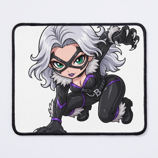 Item preview, Chibi Black Cat – Stealth Mode designed and sold by Void Shard Studios.