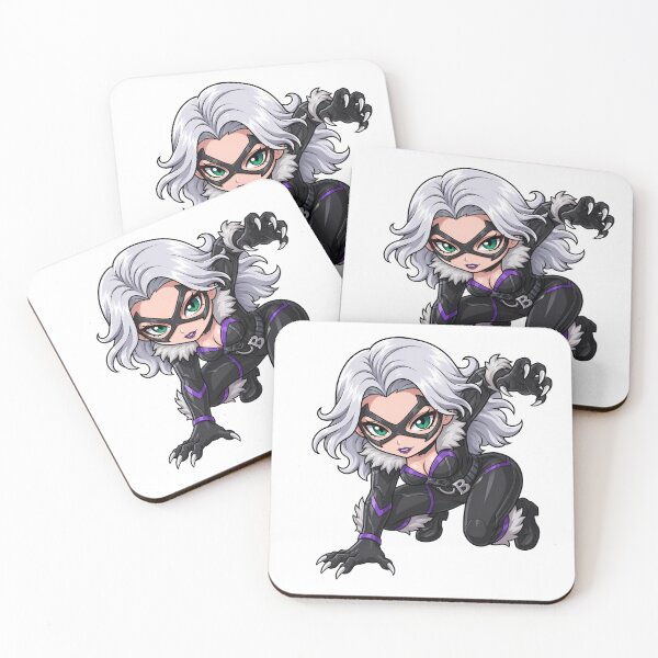 Item preview, Chibi Black Cat – Stealth Mode designed and sold by Void Shard Studios.