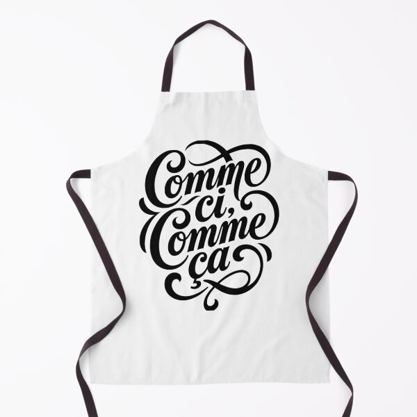 Item preview, Comme ci, comme ça French Script Calligraphy designed and sold by AntiqueImages.