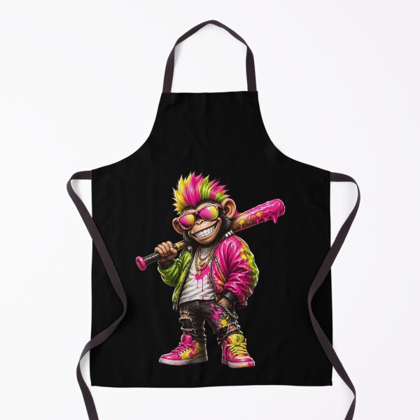 Item preview, Graffiti Monkey Baseball Street Art: Color Hip Hop Style Monkey, Animal Sport Cool Graphic designed and sold by NewaveBoutique.