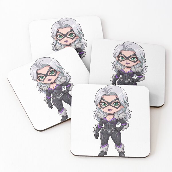 Item preview, Chibi Black Cat – Heroic Stance designed and sold by Void Shard Studios.