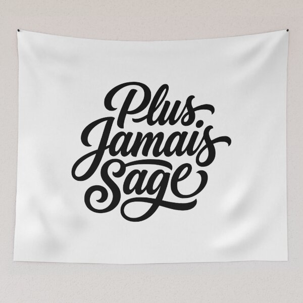 Item preview, Plus Jamais Sage French Sassy Attitude designed and sold by AntiqueImages.