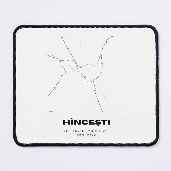 Item preview, Hînceşti Moldova Minimalist Map Poster | Southern City Map Wall Art designed and sold by RM-Journey.