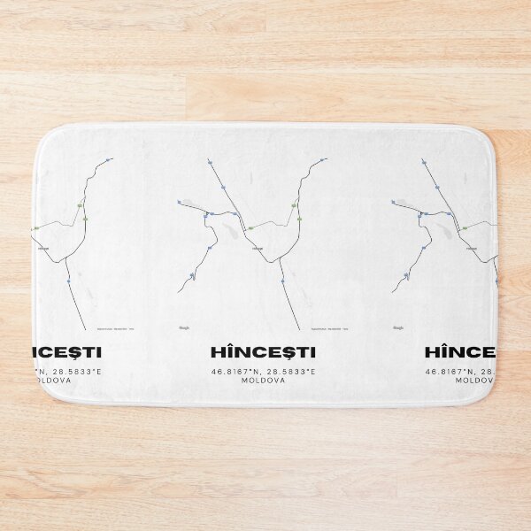 Item preview, Hînceşti Moldova Minimalist Map Poster | Southern City Map Wall Art designed and sold by RM-Journey.