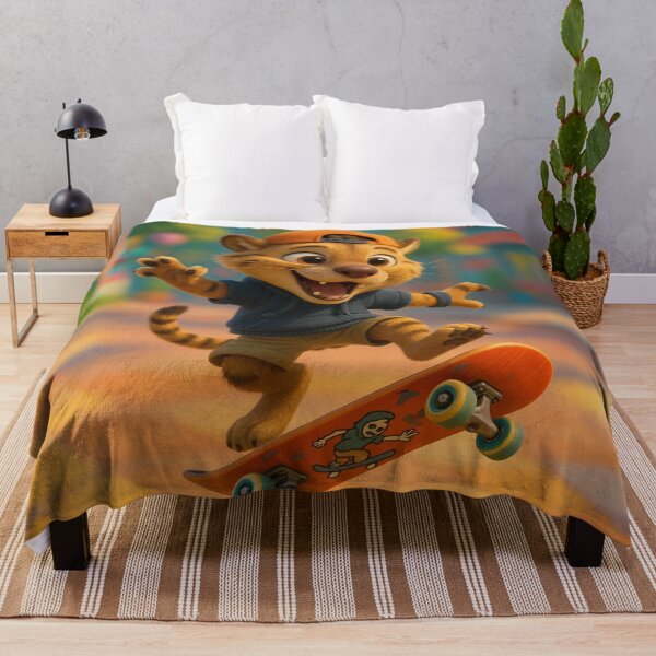 Item preview, Skater Tasmanian Tiger designed and sold by Sillytoe.