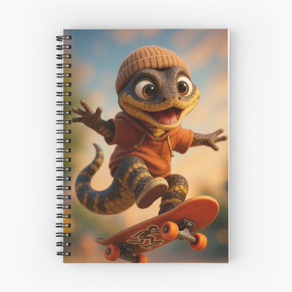Item preview, Skater Tasmanian Tiger Snake designed and sold by Sillytoe.