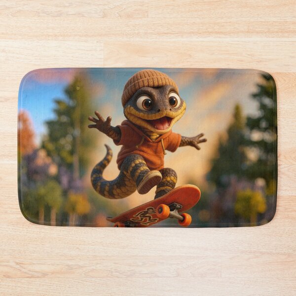 Item preview, Skater Tasmanian Tiger Snake designed and sold by Sillytoe.