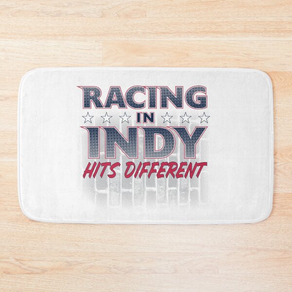 Item preview, Racing in Indy Hits Different (2026-White) designed and sold by GX3-Creative.