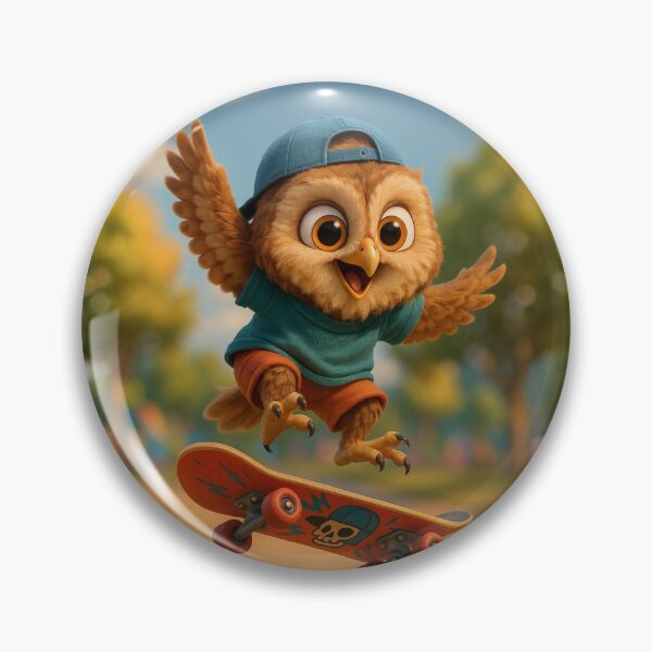 Item preview, Skater Tawny Owl designed and sold by Sillytoe.