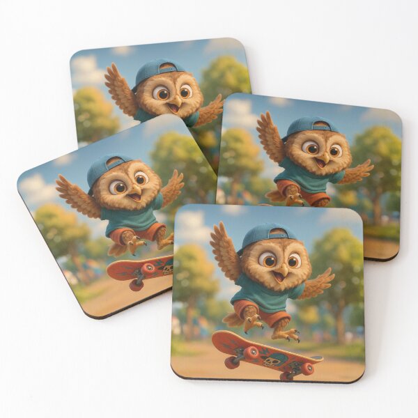 Item preview, Skater Tawny Owl designed and sold by Sillytoe.