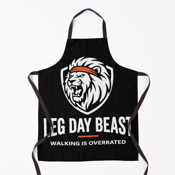 Item preview, Leg Day Beast Funny Gym T-Shirt – Walking Is Overrated Weightlifting Gift for Bodybuilder Squat Lover designed and sold by Dziridesign.