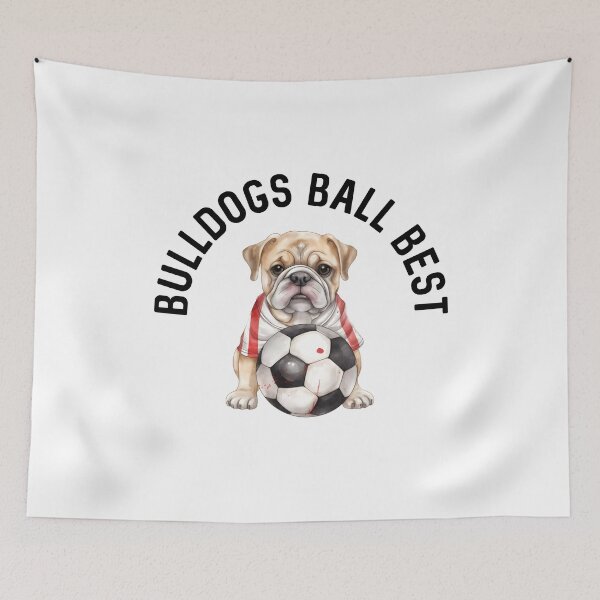 Item preview, Soccer Player Dog Bulldog America 250 Soccer Mom English Football Puppy Lover designed and sold by DogLover332.