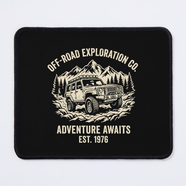 Item preview, Vintage Off-Road Exploration Co | Adventure Awaits 4x4 Tee designed and sold by PryntedLabs.