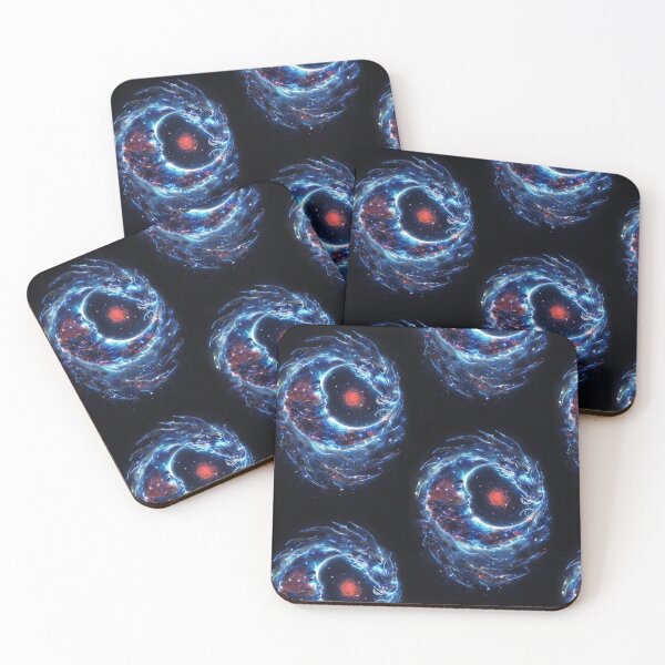 Item preview, Picture of a dragon in space with a moon and human face inside. designed and sold by lucyinspace.