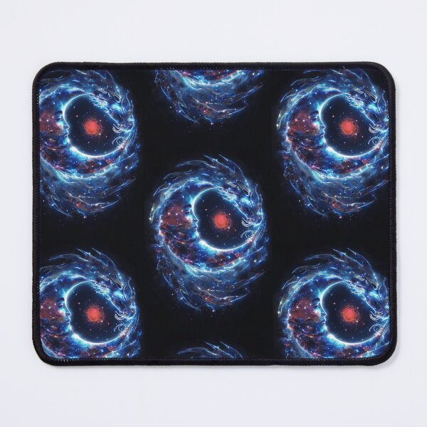 Item preview, Picture of a dragon in space with a moon and human face inside. designed and sold by lucyinspace.