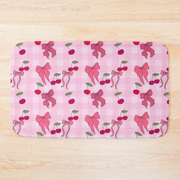 Item preview, Coqueta Cherry Bow Gingham designed and sold by DragonsHoard07.