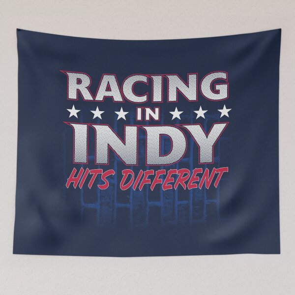 Item preview, Racing in Indy Hits Different (Navy) designed and sold by GX3-Creative.