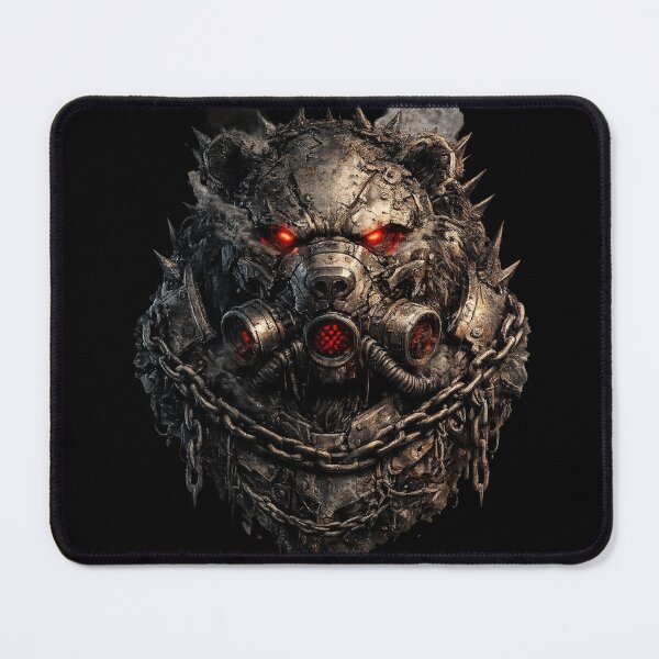 Item preview, Cybernetic War Bear - Post-Apocalyptic Mechanical Grizzly designed and sold by VipePrint.