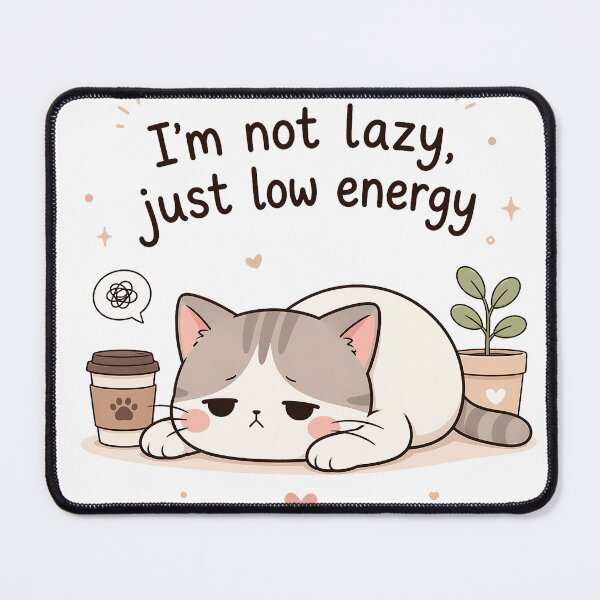 Item preview, im not lazy just low energy designed and sold by radleydunn84.