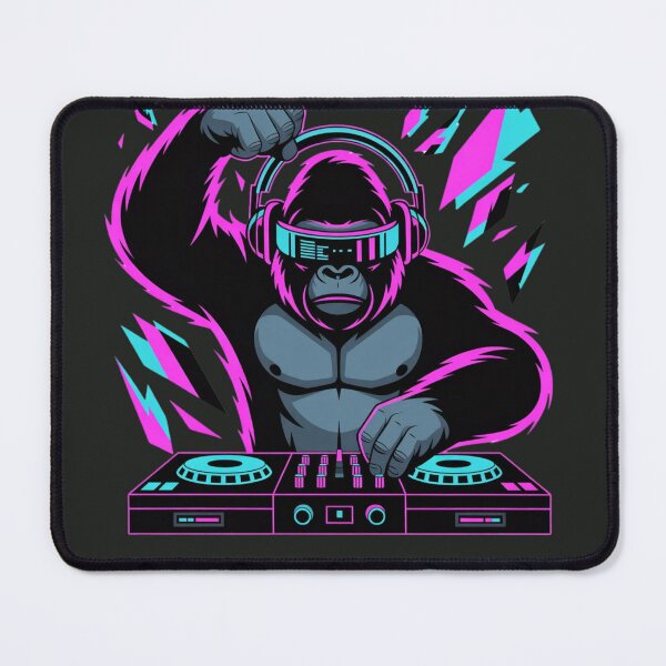 Item preview, Cyberpunk Gorilla DJ Rave Shirt designed and sold by Articline.