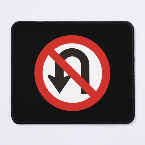 Item preview, No U-Turn Sign designed and sold by sifis.