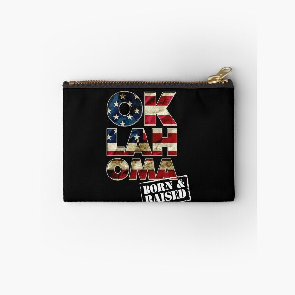 Item preview, Oklahoma Fan Gift Sports Football US Flag Proud Strong Born And Raised designed and sold by djpraxis.