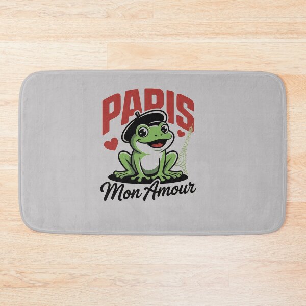 Item preview, Paris Mon Amour – Cute Frog in Love Paris Design designed and sold by KSz2026.