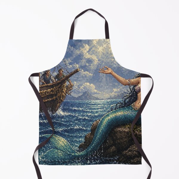 Item preview, Mermaid art work designed and sold by Stickers void.