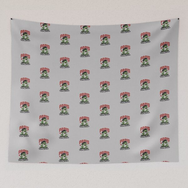 Item preview, Paris Mon Amour – Cute Frog in Love Paris Design designed and sold by KSz2026.