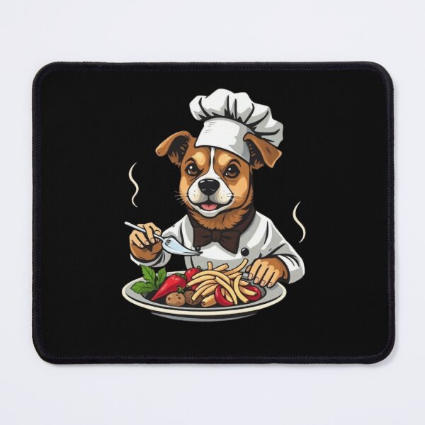 Item preview, Funny Dog Chef Puppy Cooking Gourmet Restaurant Art designed and sold by artlife4.