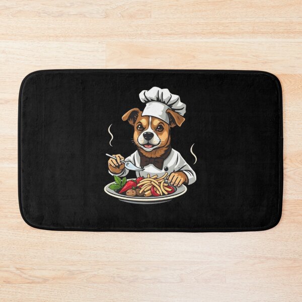 Item preview, Funny Dog Chef Puppy Cooking Gourmet Restaurant Art designed and sold by artlife4.