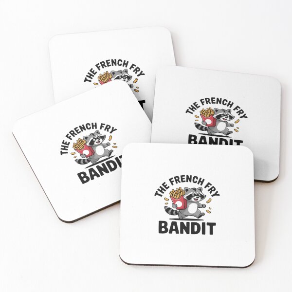 Item preview, Funny French Fry Bandit Raccoon Food Thief Sticker designed and sold by Mr-wow.
