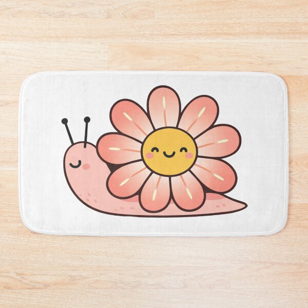 Item preview, Cute Kawaii Snail Flower Design designed and sold by Owcomm.