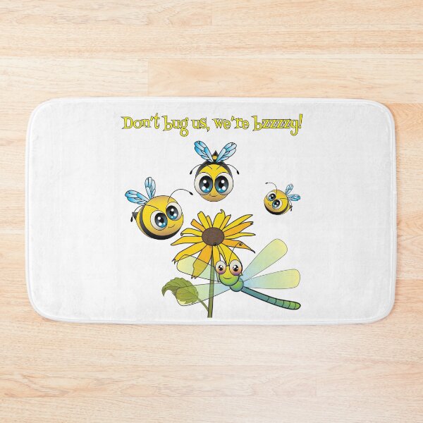 Item preview, Cute bees and dragonfly are busy at work designed and sold by Designs by Greylady.