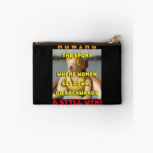 Item preview, Rowing - The Sport Where Women Sit Down, Go Backwards & Still Win! (Black Background) designed and sold by Michael van der Hoorn.