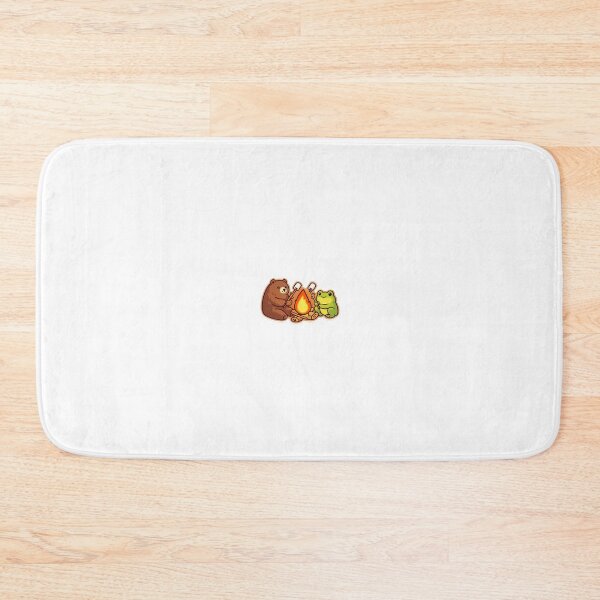 Item preview, BEAR AND FROG CAMPING - STICKER designed and sold by CROFTARTS.