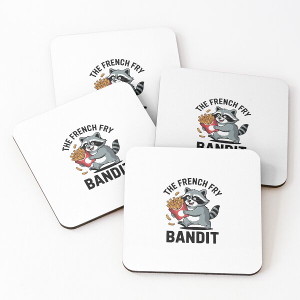 Item preview, Cute Raccoon French Fry Lovers Kids T-Shirt Decal designed and sold by Mr-wow.
