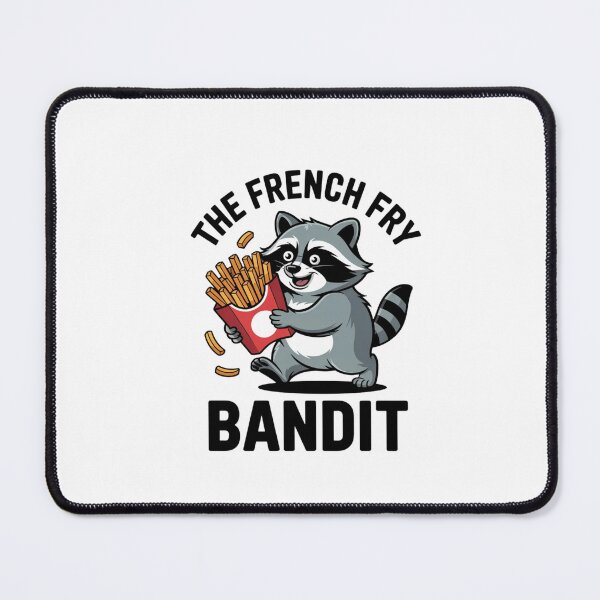 Item preview, Cute Raccoon French Fry Lovers Kids T-Shirt Decal designed and sold by Mr-wow.