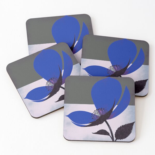 Item preview, Modern Secret Garden Cobalt Serenity designed and sold by joycrysstudio.