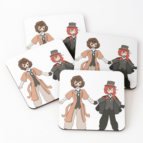 Item preview, Dazai and Chuuya Holding Hands  designed and sold by V1NC3RONI.