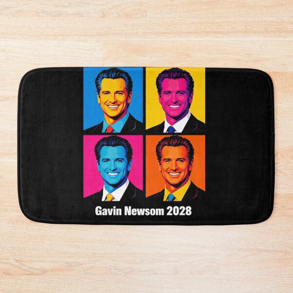 Item preview, Gavin Newsom 2028 Presidential Campaign Pop Art Portrait designed and sold by Owcomm.