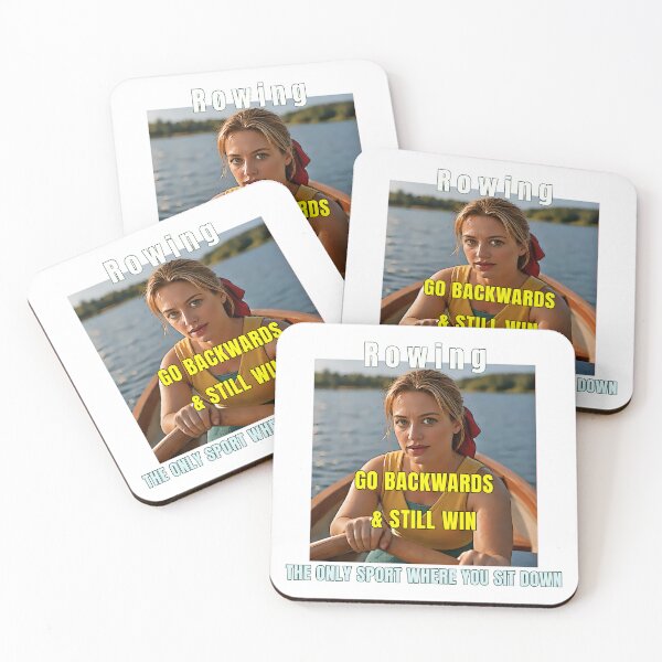 Item preview, Rowing Go Backwards Still Win Funny Rowing Design, Rowing Humor Gift, Rowing Sport Quote designed and sold by Michael van der Hoorn.