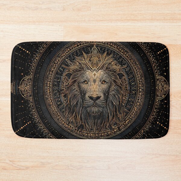 Item preview, Space Regal Lion Portraits Mandala Designs Majestic Wildlife designed and sold by ART ATTACK ZONE.