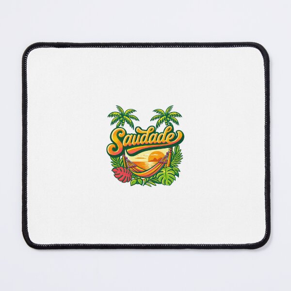 Item preview, Saudade Brazilian Word Tropical Hammock Art designed and sold by brazilianlifestyle.