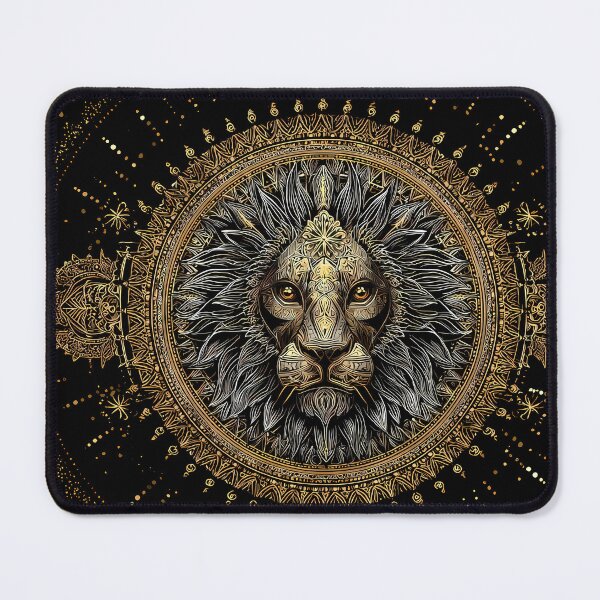 Item preview, Animal Regal Lion Portraits Mandala Designs Majestic Wildlife designed and sold by ART ATTACK ZONE.