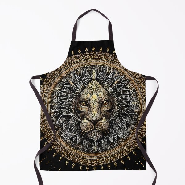 Item preview, Animal Regal Lion Portraits Mandala Designs Majestic Wildlife designed and sold by ART ATTACK ZONE.